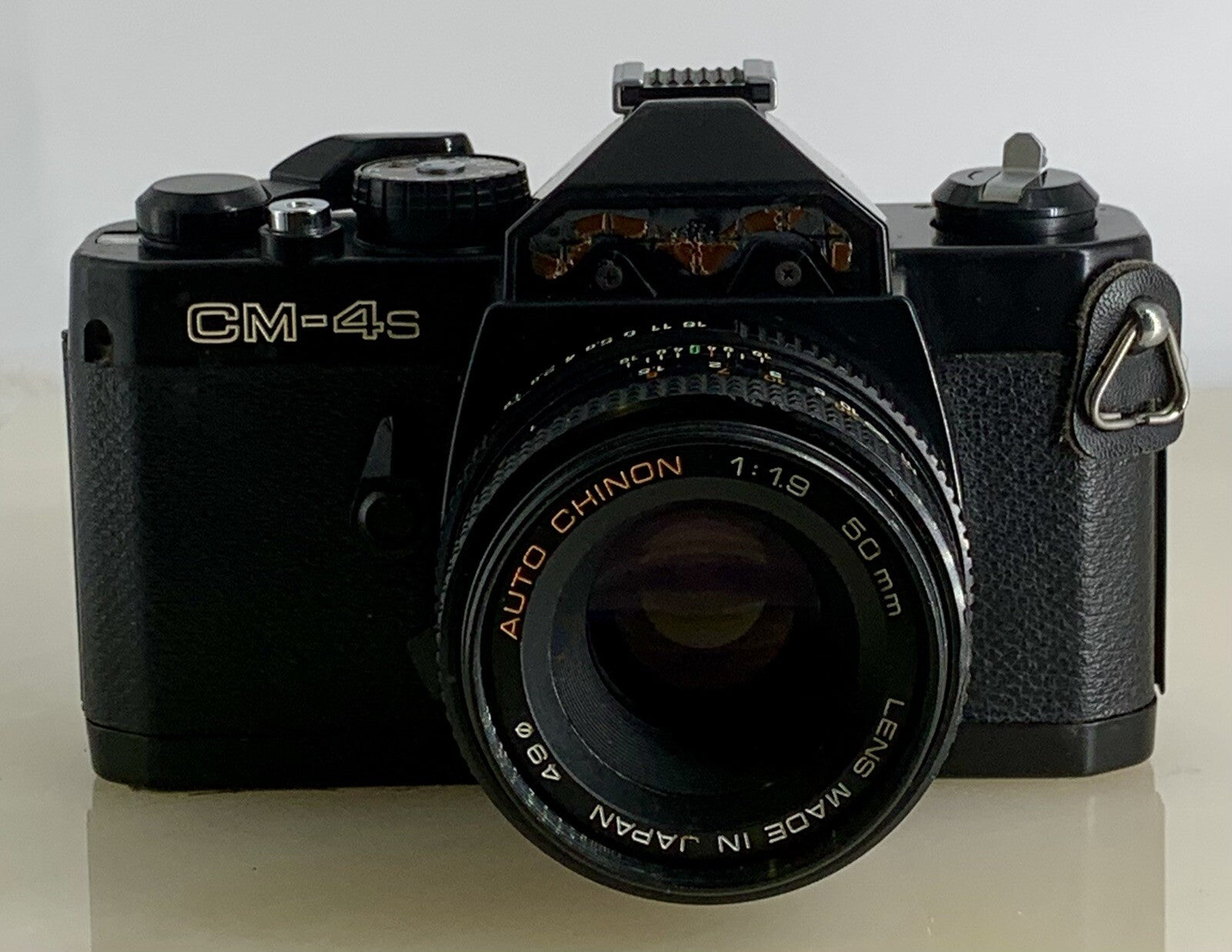 CHINON CM-4s 35mm Film SLR Manual Camera+CHINON 50mm F/1.9 Lens(SIGN MISSING)3631