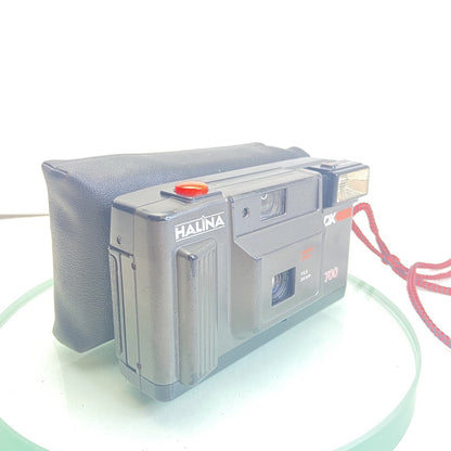 VINTAGE 35mm HALINA DX AF700  Camera F4.5 Lens + Case #290