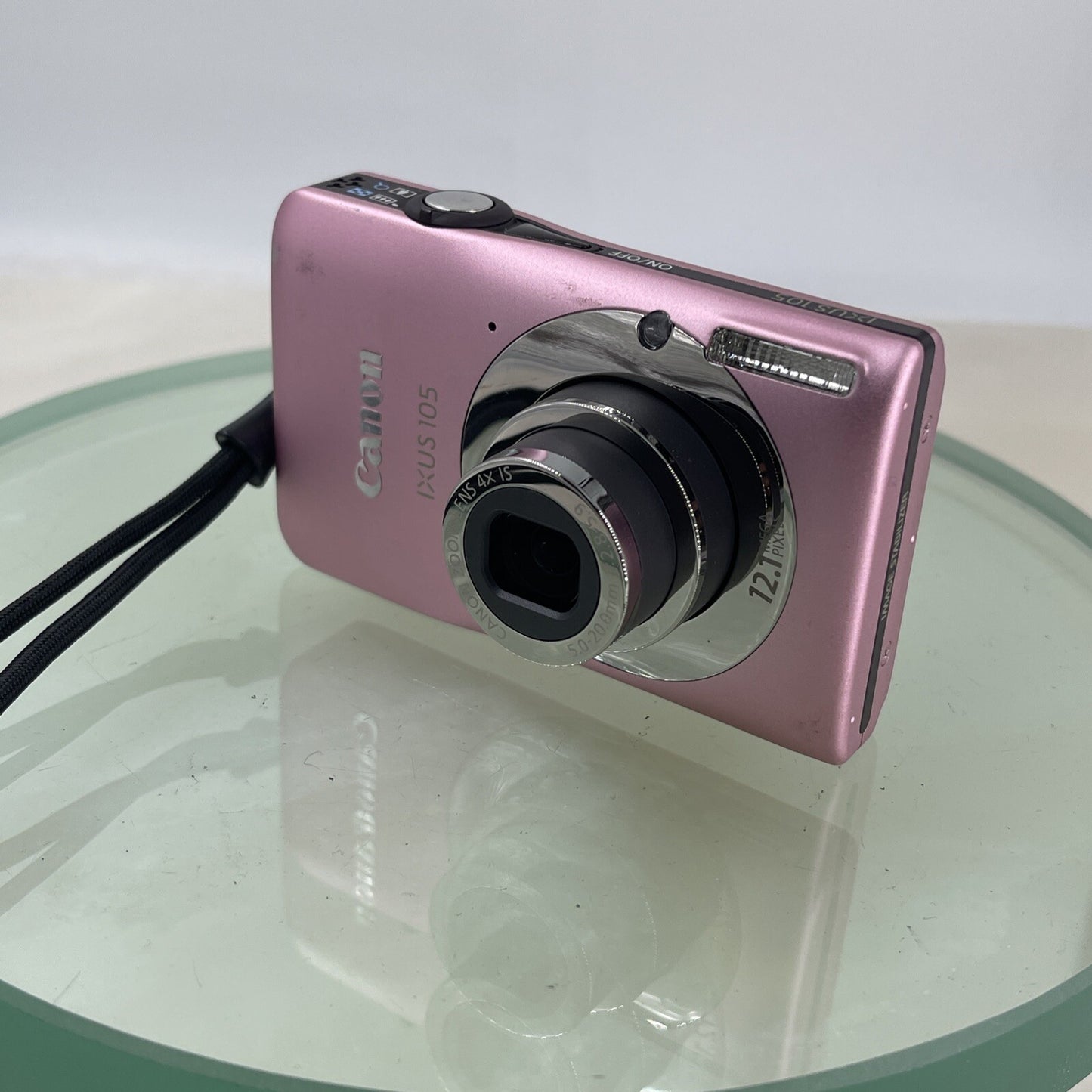 Canon IXUS 105 Digital Camera 12.1 Megapixels Pink Fully Tested #7202