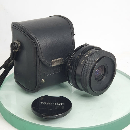 TAMRON 1.2.5-28MM LENS ADAPTALL 2 FUJICA AX MOUNT CLASSIC EX-CND + CASE  #2270