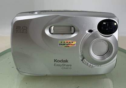 Kodak Easyshare CX4210 SILVER COMPACT DIGITAL CAMERA NO CARD TESTED - 211