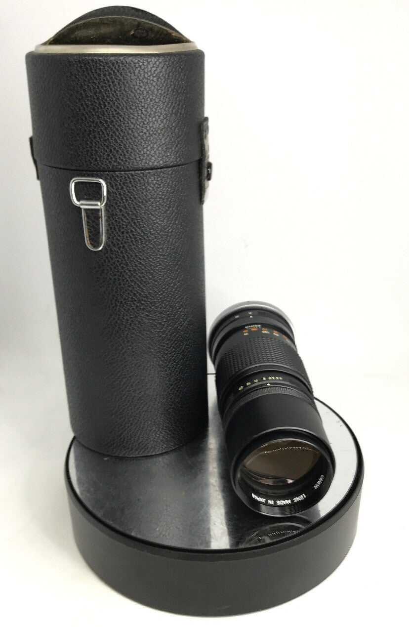 Canon Lens FL 200mm 1:4,5 in extremely good condition Comes with case GREAT #6470