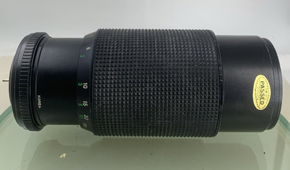 HANIMEX Auto Zoom C-MACRO 80-200 f4.5 Lens Pentax mount BLACK TESTED - 7202