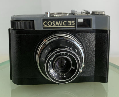 Cosmic 35 Vintage Camera Original BLACK GOOD CONDITION FILM CAMERA TESTED - 7331