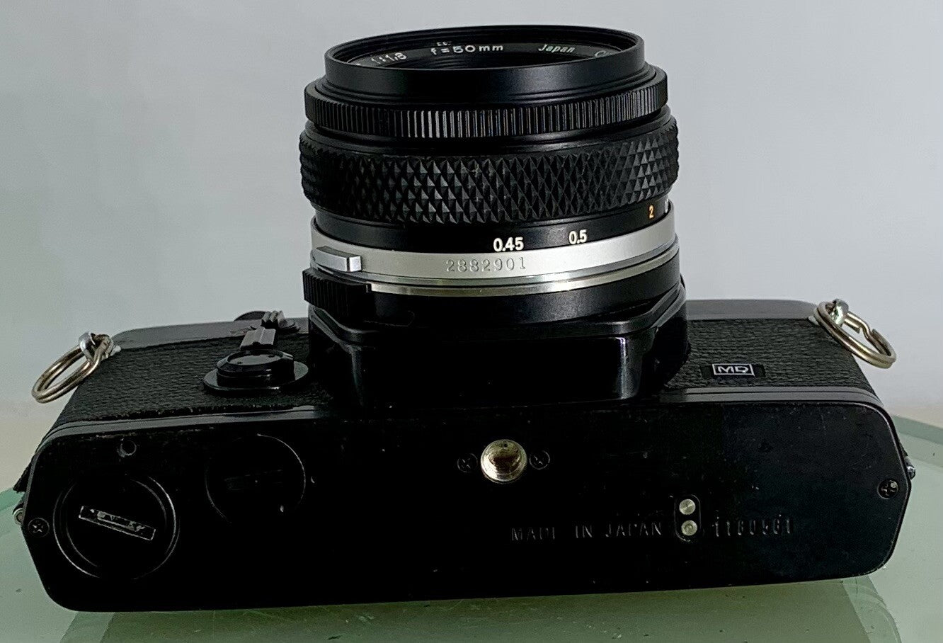 Olympus OM-1 MD BLACK B35mm SLR Film Camera & Olympus ZUIKO  50mm f1.8 Lens ++++9