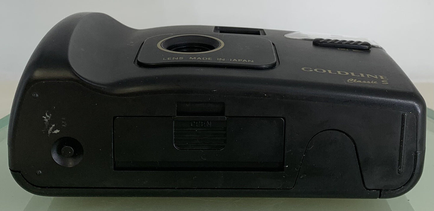 Goldline Classic S K-200 35mm Compact Camera + Black + Tested - 7727