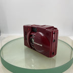 Rare Red Olympus XA 2 COMPACT FILM CAMERA w/ D. Zuiko 35mm F/3.5 Lens TESTED 9202