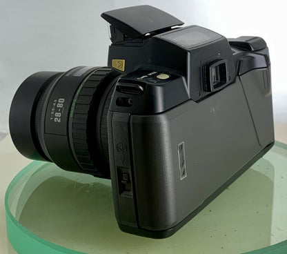 PENTAX SF-7 CAMERA + PENTAX-F ZOOM 28-80MM F3.5-4.5 LENS + TESTED-3455