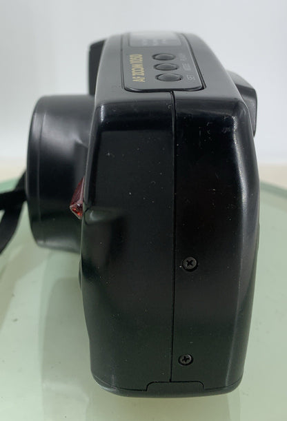 Samsung AF Zoom 1050 38-105mm Film Point And Shoot Camera Black Tested - 4053