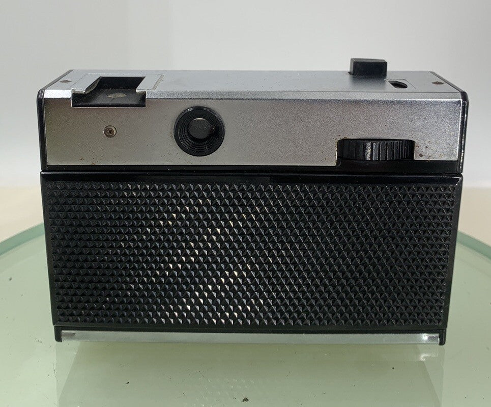 AGFA Isomat-Rapid BLACK VINATGE CAMERA WITH COVER -TESTED - 2395