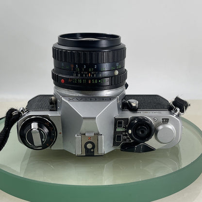Pentax ME Super 35mm SLR Film camera + TAKUMAR  28mm 1:2.8 Lens TESTED #9286