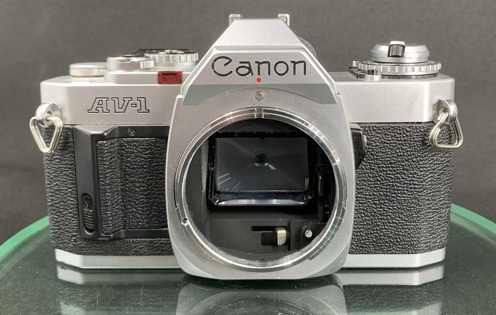 CANON AV-1 35mm FILM SLR CAMERA BODY ONLY  IN WORKING ORDER #1010