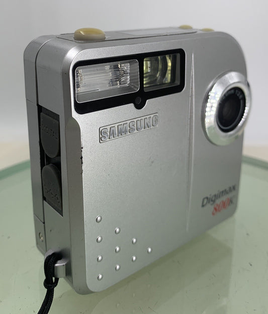 Samsung DIGIMAX 800K SILVER POINT AND SHOOT FILM CAMERA - TESTED - 1170