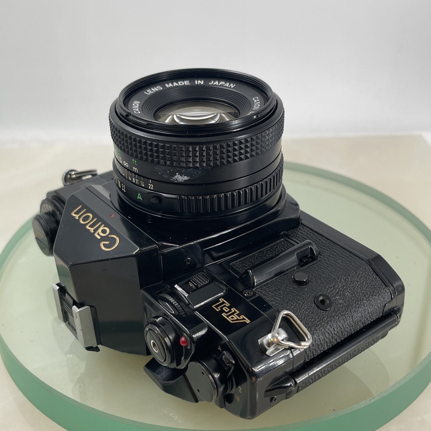 BEAUTIFUL Canon A-1 35mm SLR Camera Body+ FD 50mm f/1.8 FULLY WORKING #7417