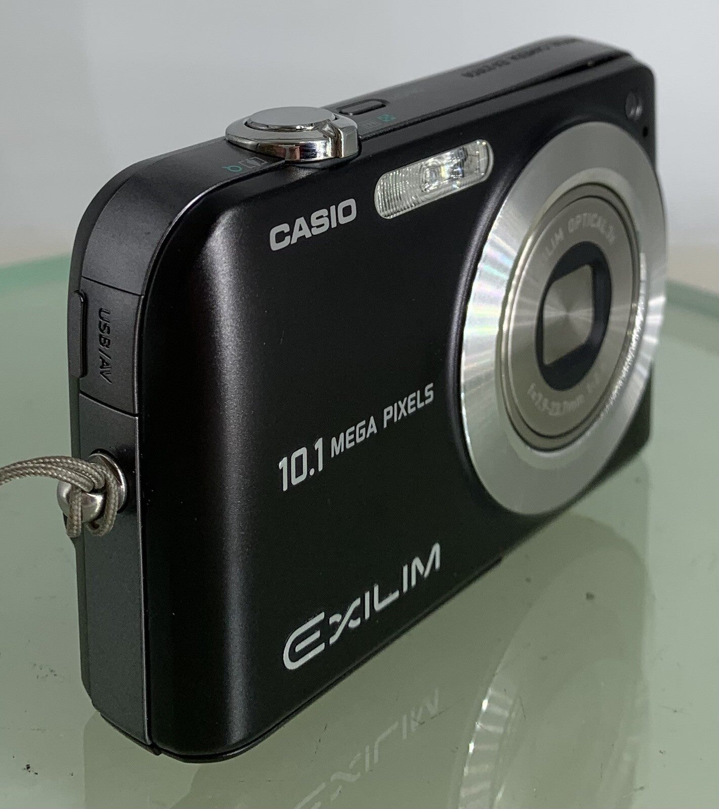 Casio Exilim EX-Z1050 10.1 MP Digital Camera BLACK +SD CARD+TESTED - 5522