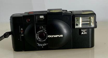 OLYMPUS XA2 Compact Camera 35mm Flash A11 D.ZUIKO 35mm f3.5 TESTED , mju 751