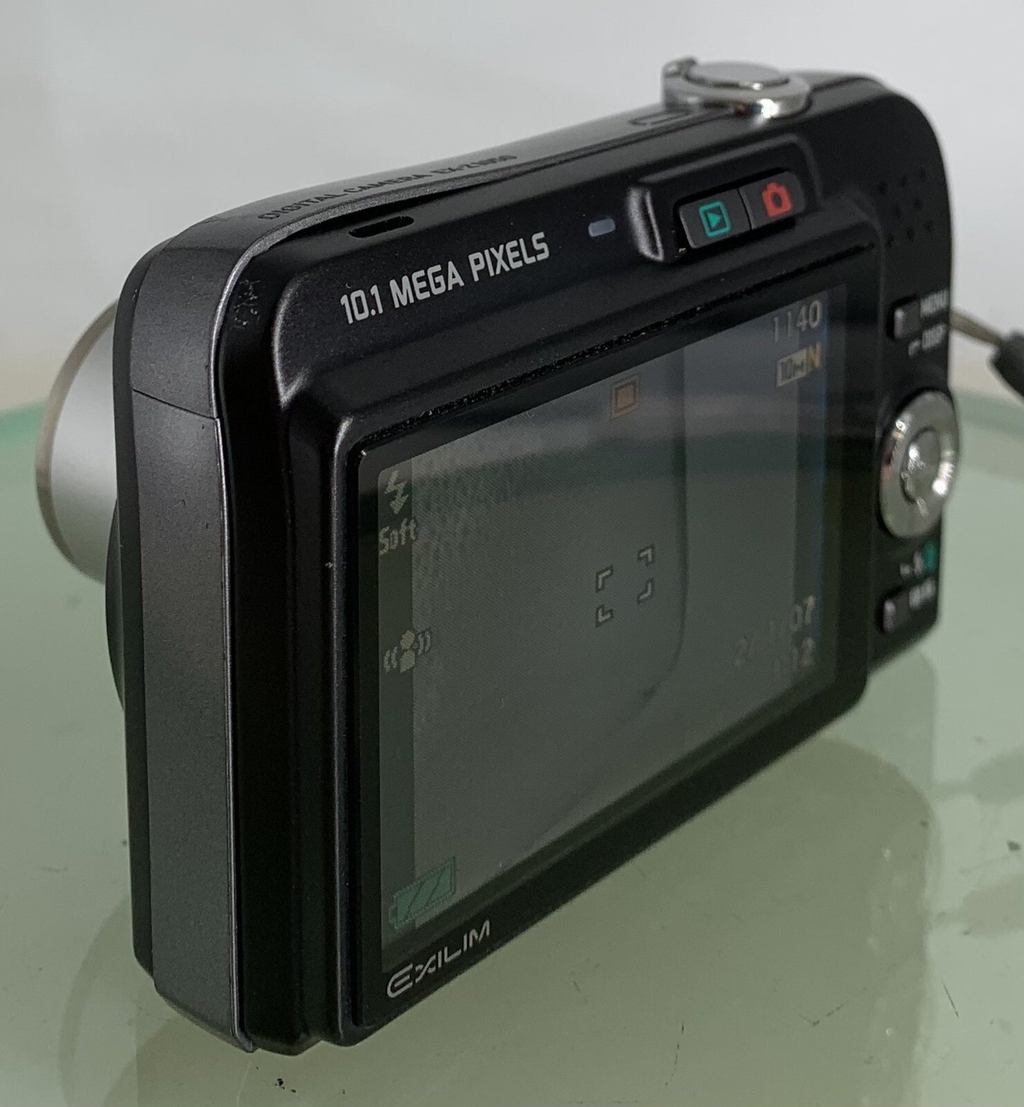 Casio Exilim EX-Z1050 10.1 MP Digital Camera BLACK +SD CARD+TESTED - 5525