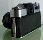 Very Rare ZENIT E POINT AND SHOOT FILM CAMERA+HELIOS-44-2 LENS+SILVER+TESTED-1565