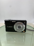 Panasonic LUMIX DMC-FS16 14MP Digital Camera+WIRE+CHARGER+COVER TESTED - 1751
