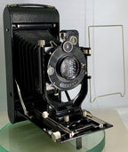 Vintage JCA Dresden Compur Carl Zeiss Jena Tessar 1:4.5 f=15cm Folding Camera1