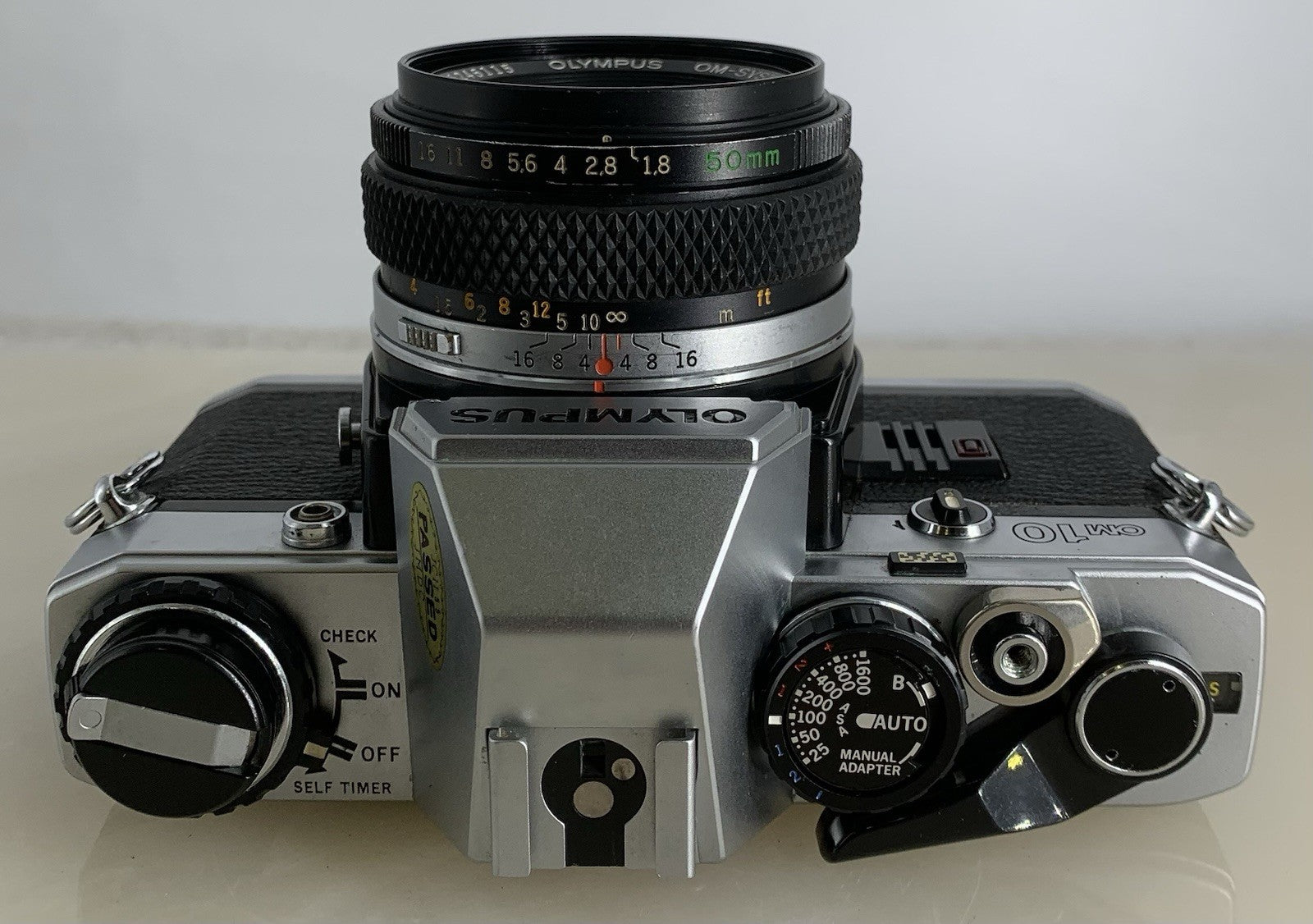 SERVICED Olympus OM10 35mm Film SLR Manual Camera + Olympus 50mm f/1:1.8 #1309