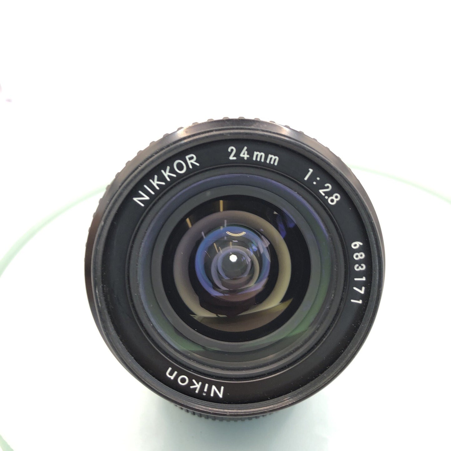 Nikon Nikkor 24mm f2.8 AIS Super Sharp Lens Mint Tested  WIDE LENS.  6231