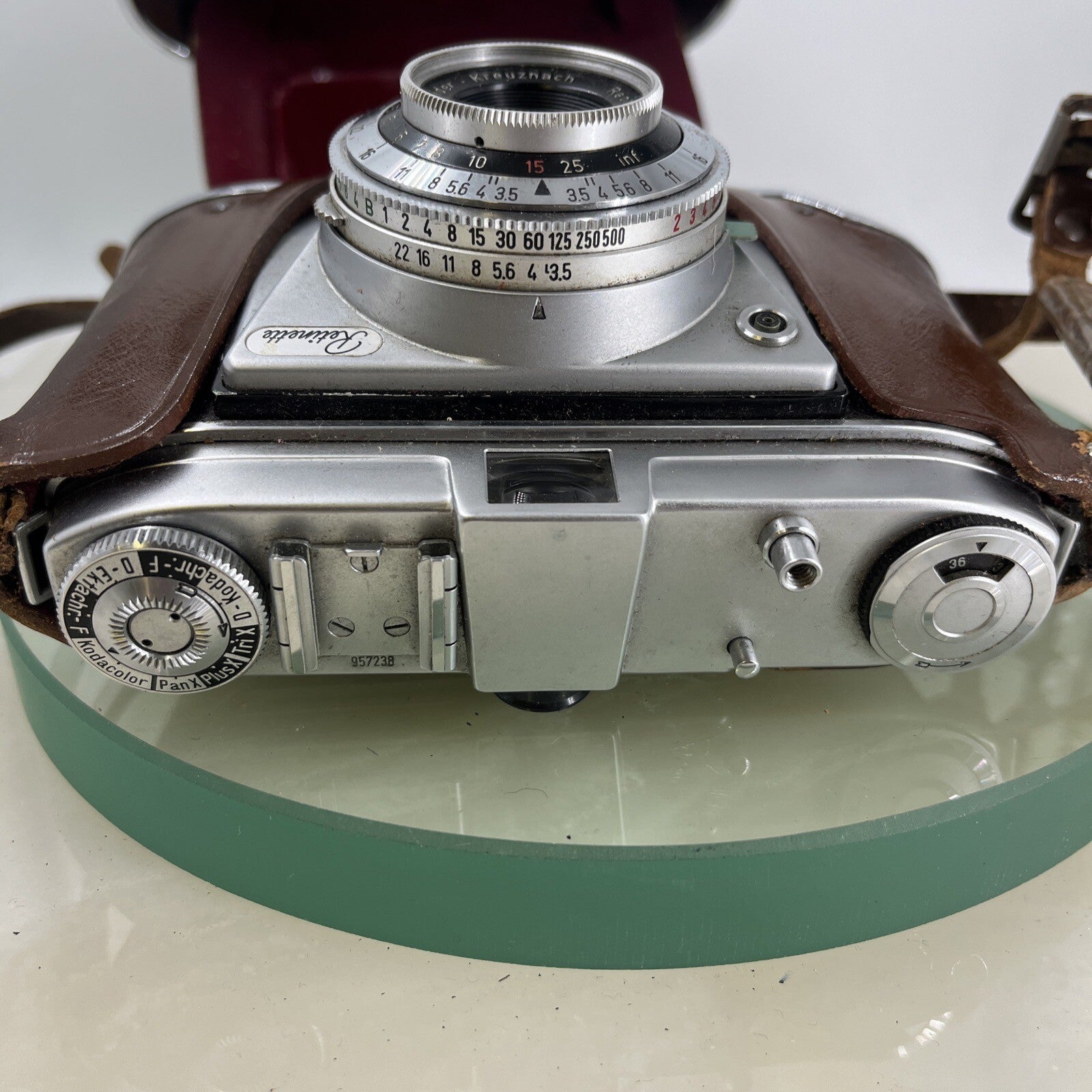 KODAK RETINETTE 022 with Schneider-Kreuznach reomar 45 f3,5 dal1954/58 +Bag #4043