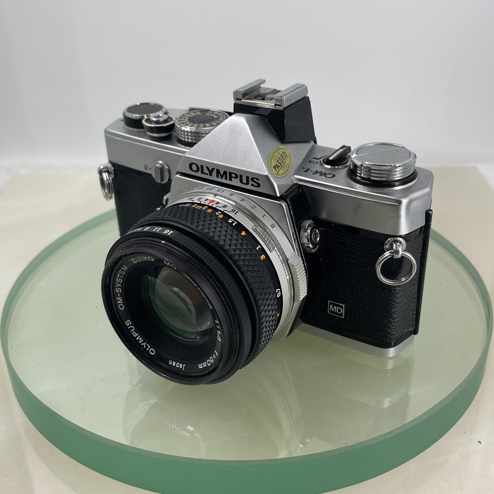 Olympus OM-1N MD 35mm Film SLR Manual Camera with Olympus 50/1.8 Zuiko Lens #7633