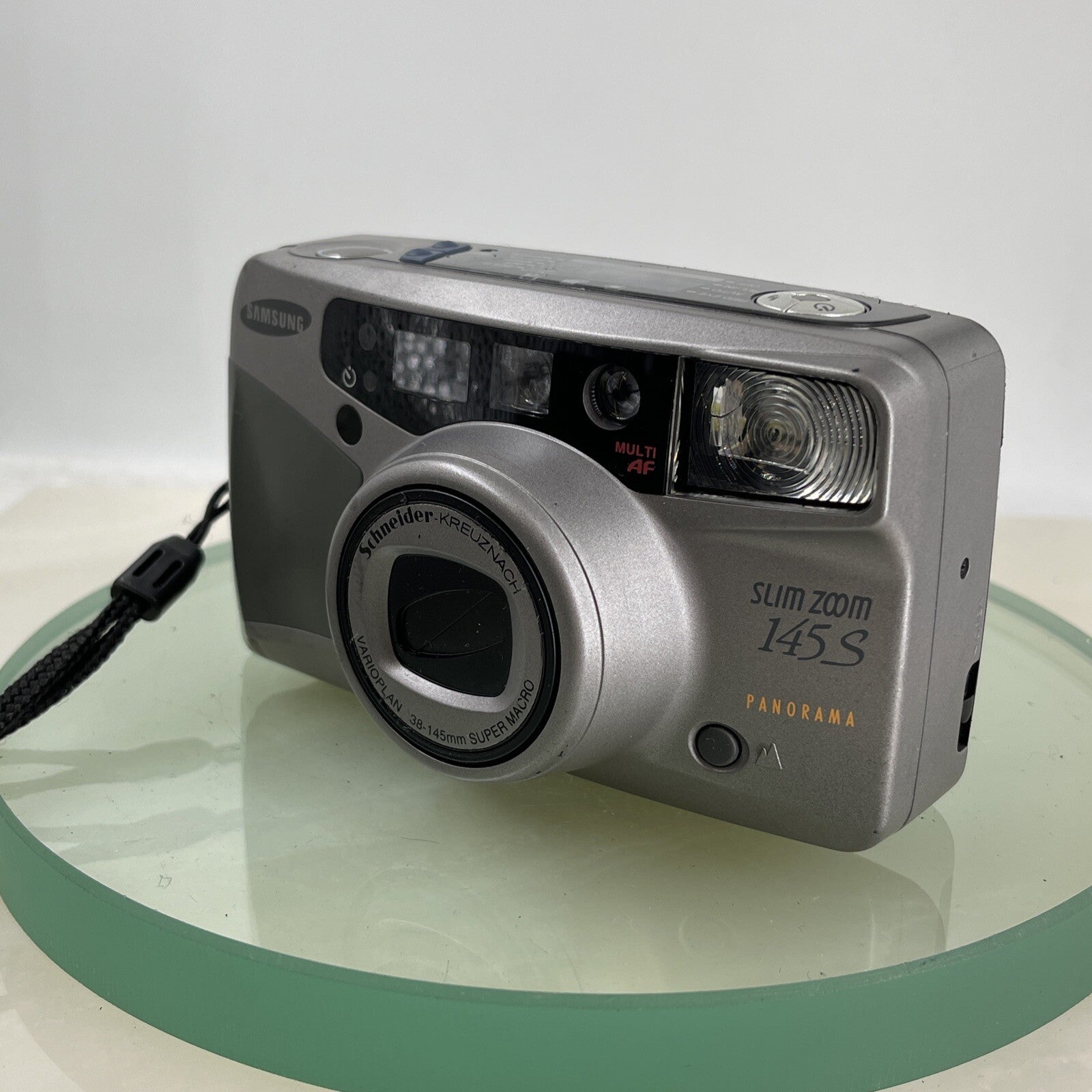 Samsung Slim Zoom 145S 35mm Camera 38-145mm Zoom Multi AF Panorama Cased#5732