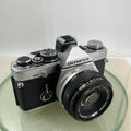 Olympus OM-2 35mm SLR camera body & Hotshoe 2 50mm 1:1.8 TESTED  #8840