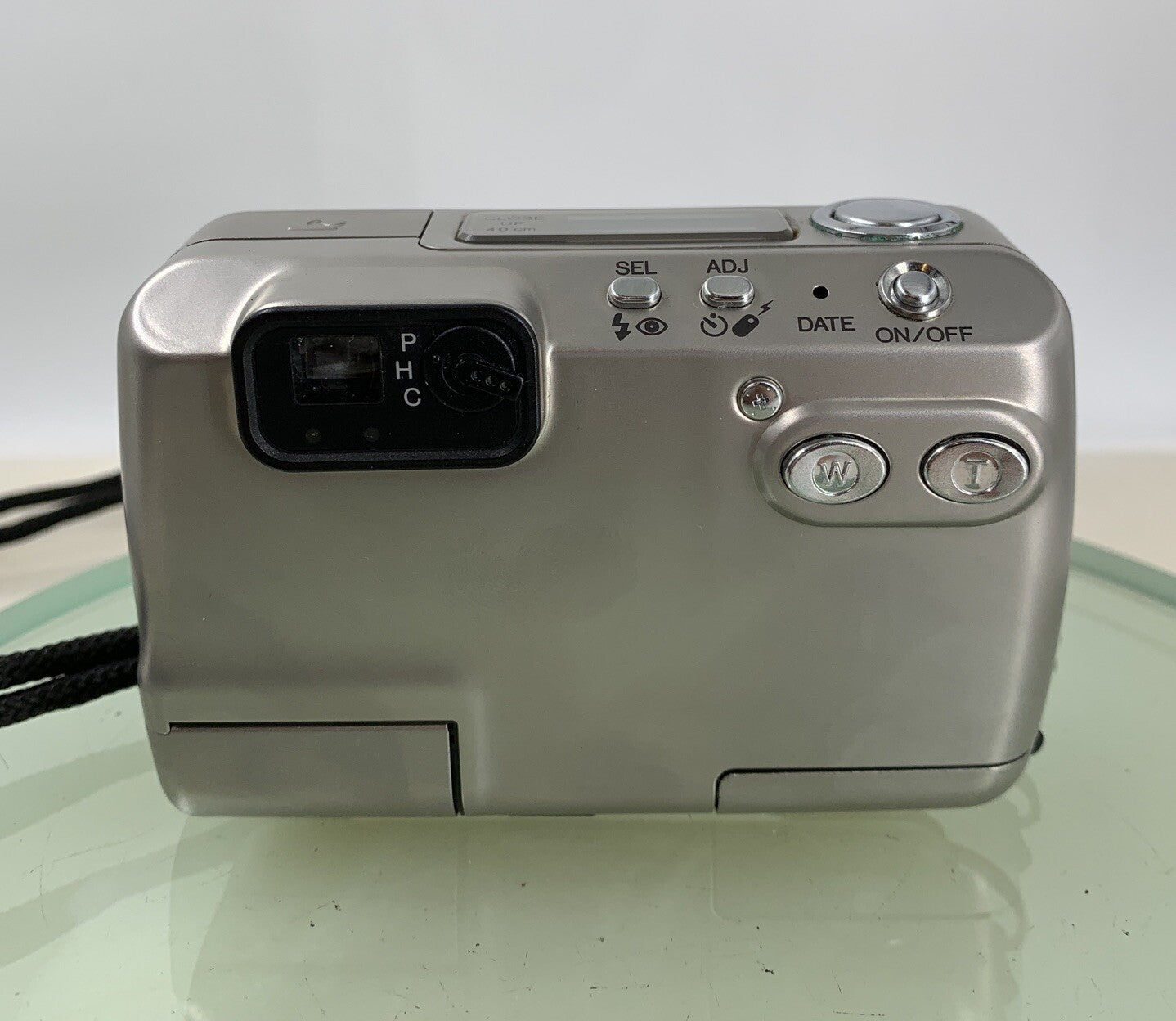 Minolta VECTIS 300 STEEL CAMERA NO CARD SILVER WITH COVER - TESTED - 9925
