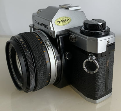 SERVICED Olympus OM10 35mm Film SLR Manual Camera + Olympus 50mm f/1:1.8 #1304