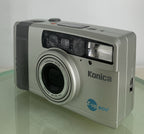 Konica Z UP 90e COMPACT VINTAGE POINT AND SHOOT FILM CAMERA SILVER TESTED - 6612