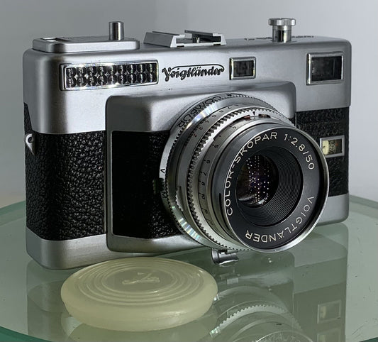 Voigtlander Vitessa T 35 mm Rangefinder film Camera Lens COLOR-SKOPAR 1:2.8 / 500