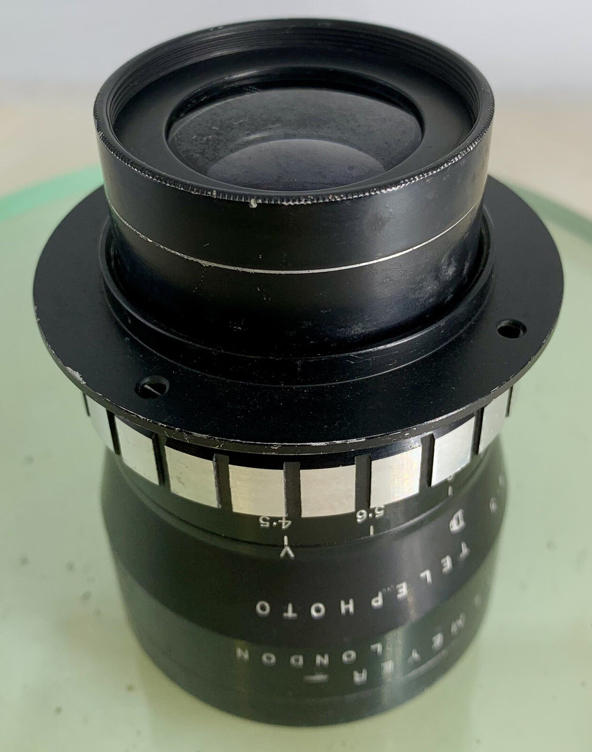 Dallmeyer 9 inch f4.5 Telephoto  9"  f/4.5,  Blades Work smoothly, Collectible44