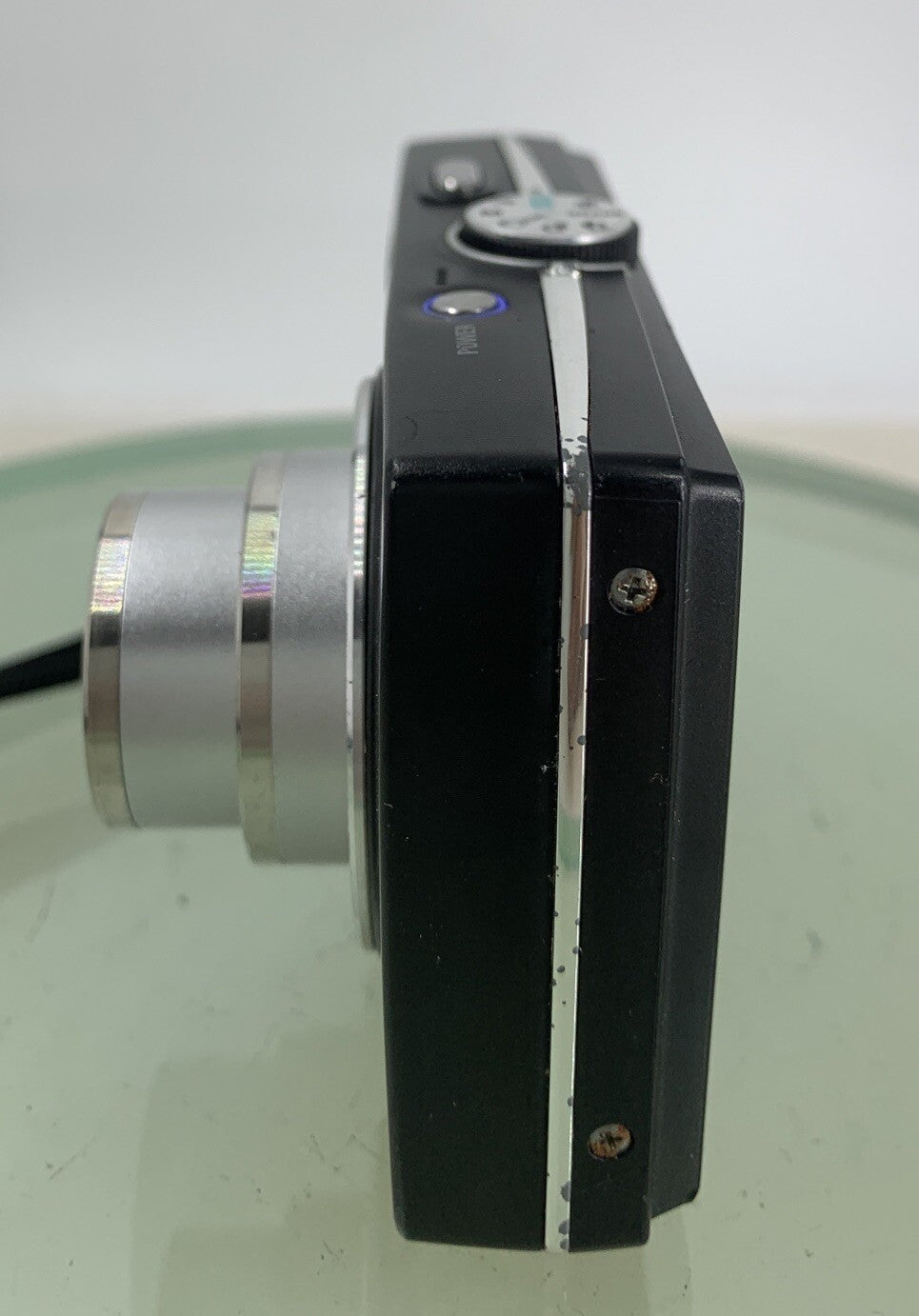 Samsung P1000 10.2MP COMPACT DIGITAL CAMERA BLACK WITH NO CHARGER -TESTED- 5053