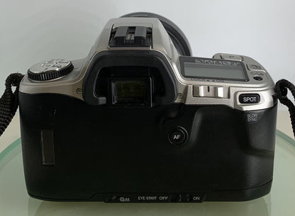 MINOLTA DYNAX 505si SUPER 35MM FILM SLR CAMERA & MINOLTA 28-80MM LENS+TESTED -115