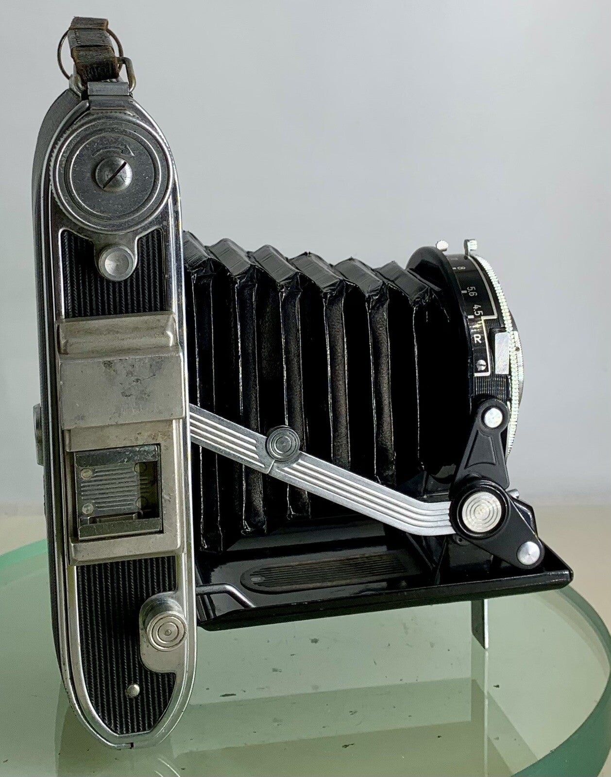 VINTAGEAgfa Billy Record Folding Camera+Lens Schneider-Kreuznach Radionar4.5/1052
