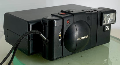 OLYMPUS XA2 Electronic Flash A11 D.ZUIKO 35mm f3.5 Point & Shoot+ Case   #210