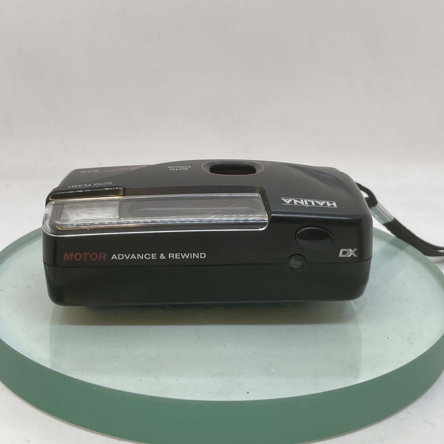 VIntage HALINA VISION XAS AUTO FLASH & FOCUS COMPACT CAMERA & CASE -TESTED#5545
