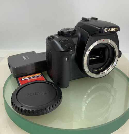 CANON EOS 400D DIGITAL SLR CAMERA WITH 32MB MEMORY CARD+CHARGER TESTED - 9470