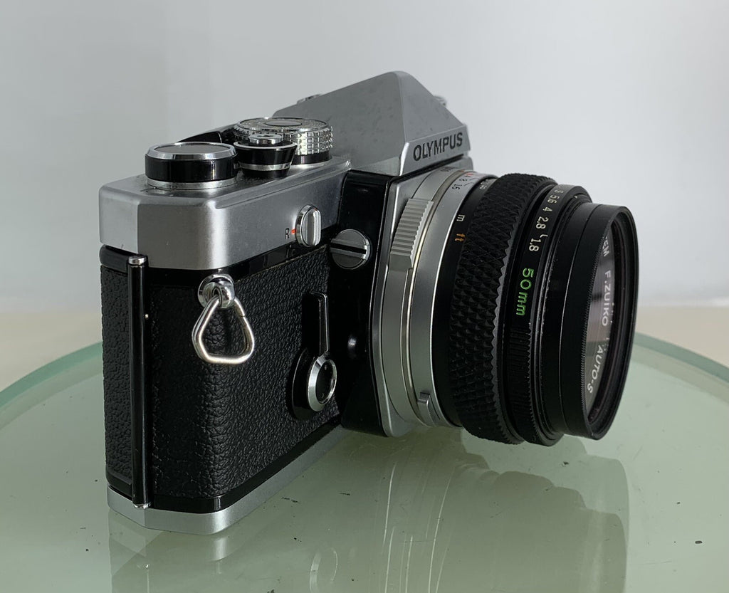 Olympus OM-1N MD 35mm Film SLR Manual Camera with Olympus 50/1.8 Zuiko Lens #3972