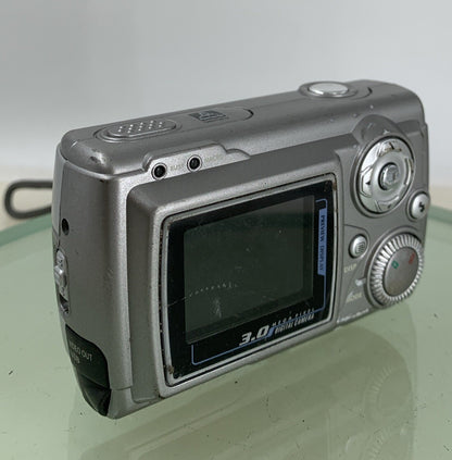 Praktica DCZ 3.2S 3.0MP Compact Digital Camera SILVER 16MB CARD TESTED - 4424