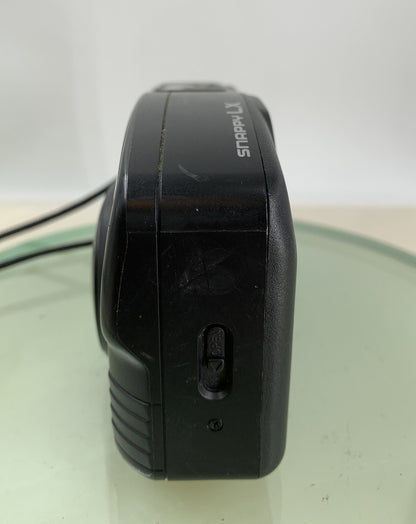 Canon Snappy LX 35mm Film Point and Shoot Camera Black Tested - 8902