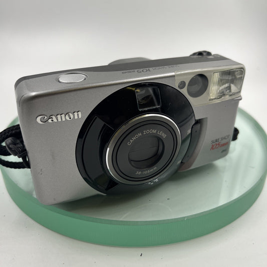 Vintage Canon Sure Shot 105 ZoomPoint&Shoot 35mm Film Camera tested&working #9300