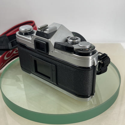 Canon AE-1  35mm SLR Film Manual Camera + Canon 50mm F/1.8 FD Lens Like A-1 #7495