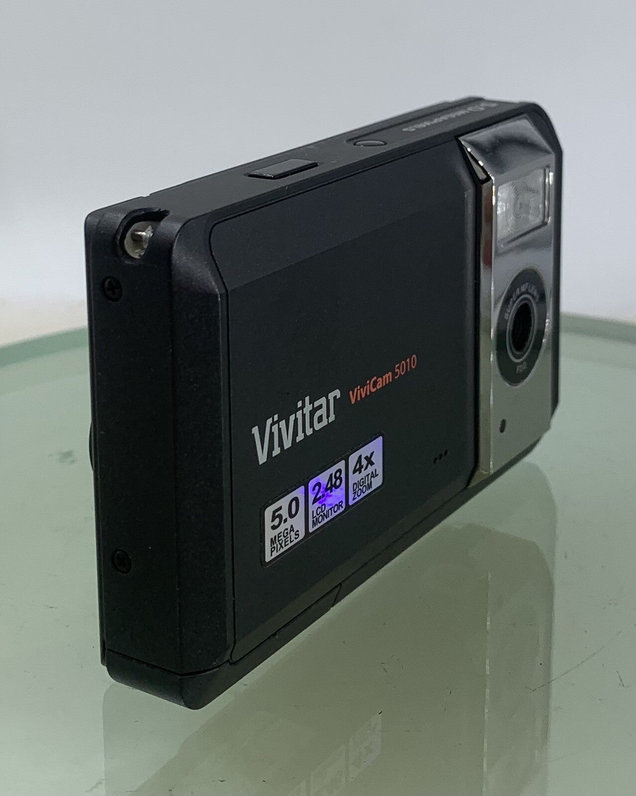 Vivitar Digital Camera 5.0 Megapixels ViviCam 5010 WITH WIRE BLACK TESTED - 8972