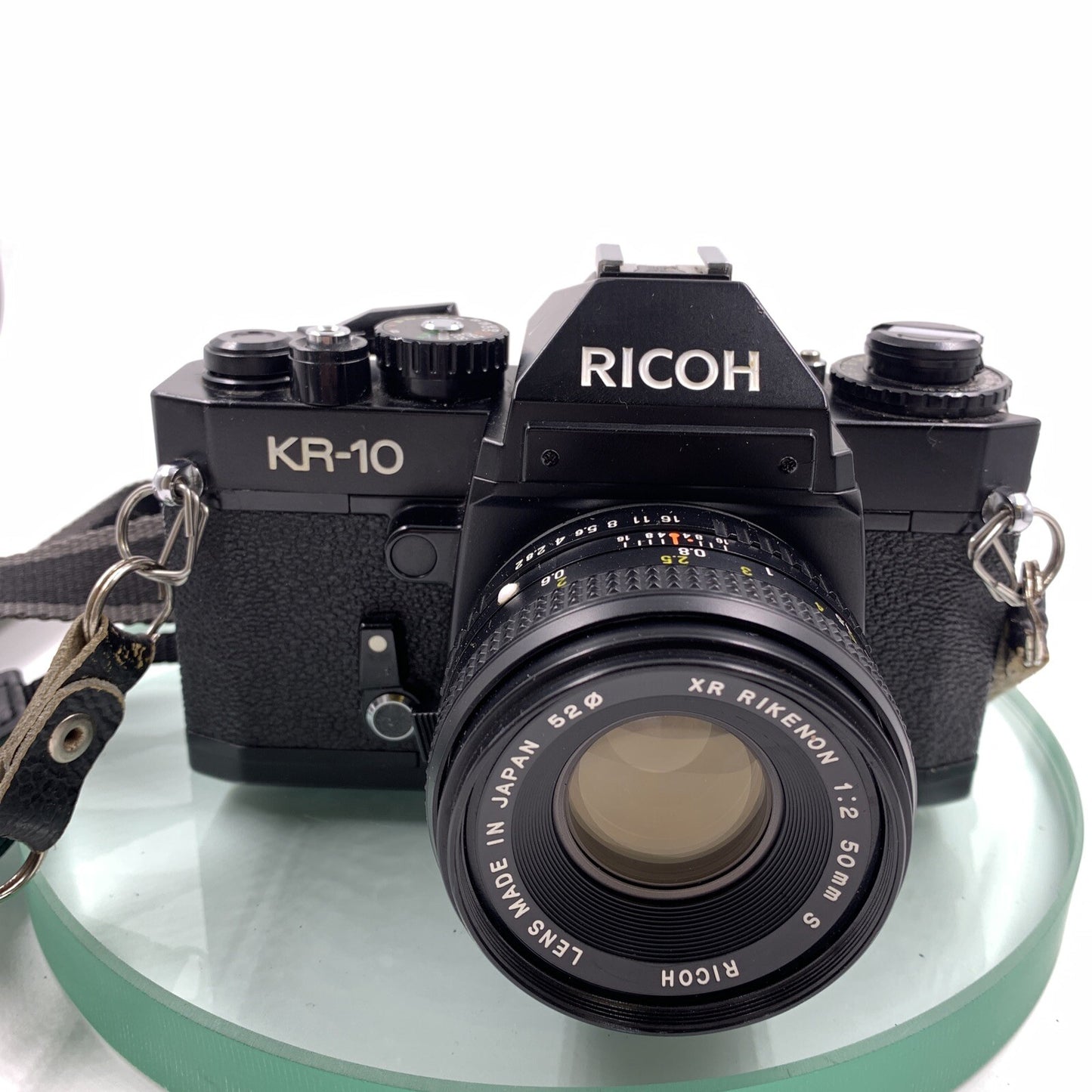 Ricoh KR-10 35mm Film SLR Camera/K-Mount 50mm f/2 Prime Lens & Manual#TESTED#9021