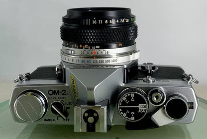 Olympus OM-2N MD 35mm Film SLR Manual Camera Olympus AUTO S50mm F/1.8 Zuiko Lens7