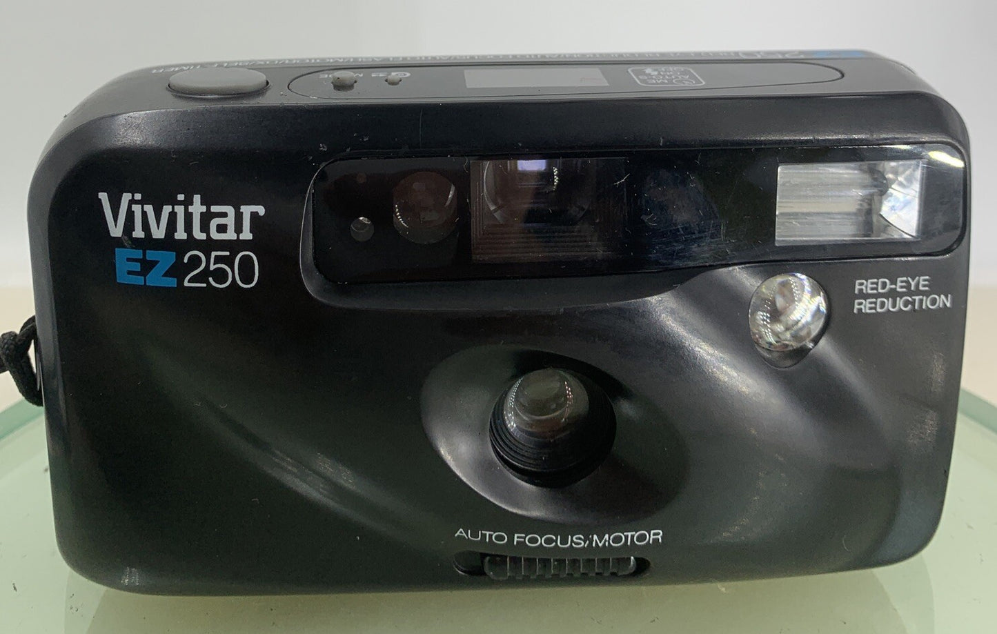 Vintage Vivitar EZ250 35mm Compact POINT AND SHOOT Camera with Case TESTED - 2131